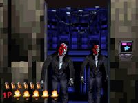 une photo d'Ã©cran de The House of the Dead sur Sega Saturn